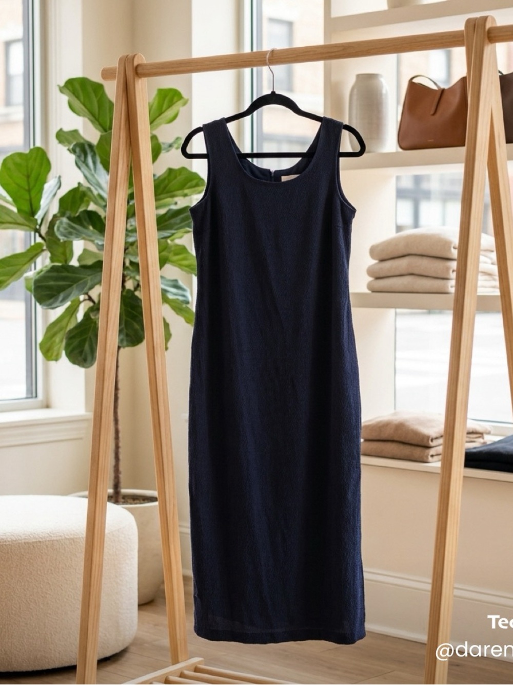 Ultra Dress Collection Navy Sleeveless Maxi Dress
